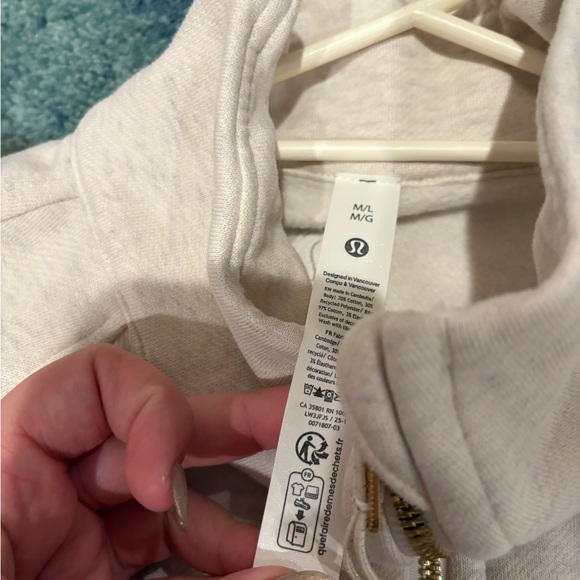 SOLD 
Lululemon Scuba Oversized Funnel-Neck Half Zip *Long NWOT - Picture 4 of 7